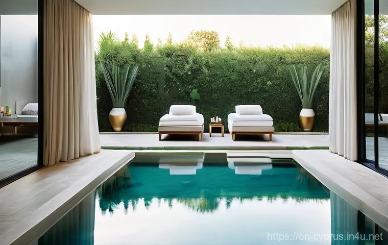 키프로스의 럭셔리 휴양지 - **Prompt 1: Serene Spa Oasis in a Luxury Resort**
    "A breathtakingly serene and elegant indoor sp...