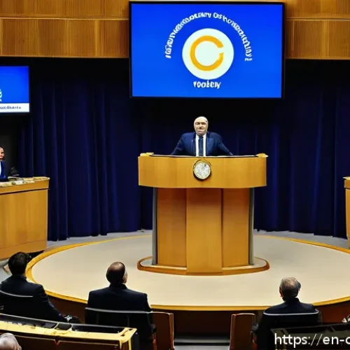 키프로스의 정치적 지도자 - A dynamic parliamentary session in Cyprus showcasing a diverse group of politicians engaged in inten...